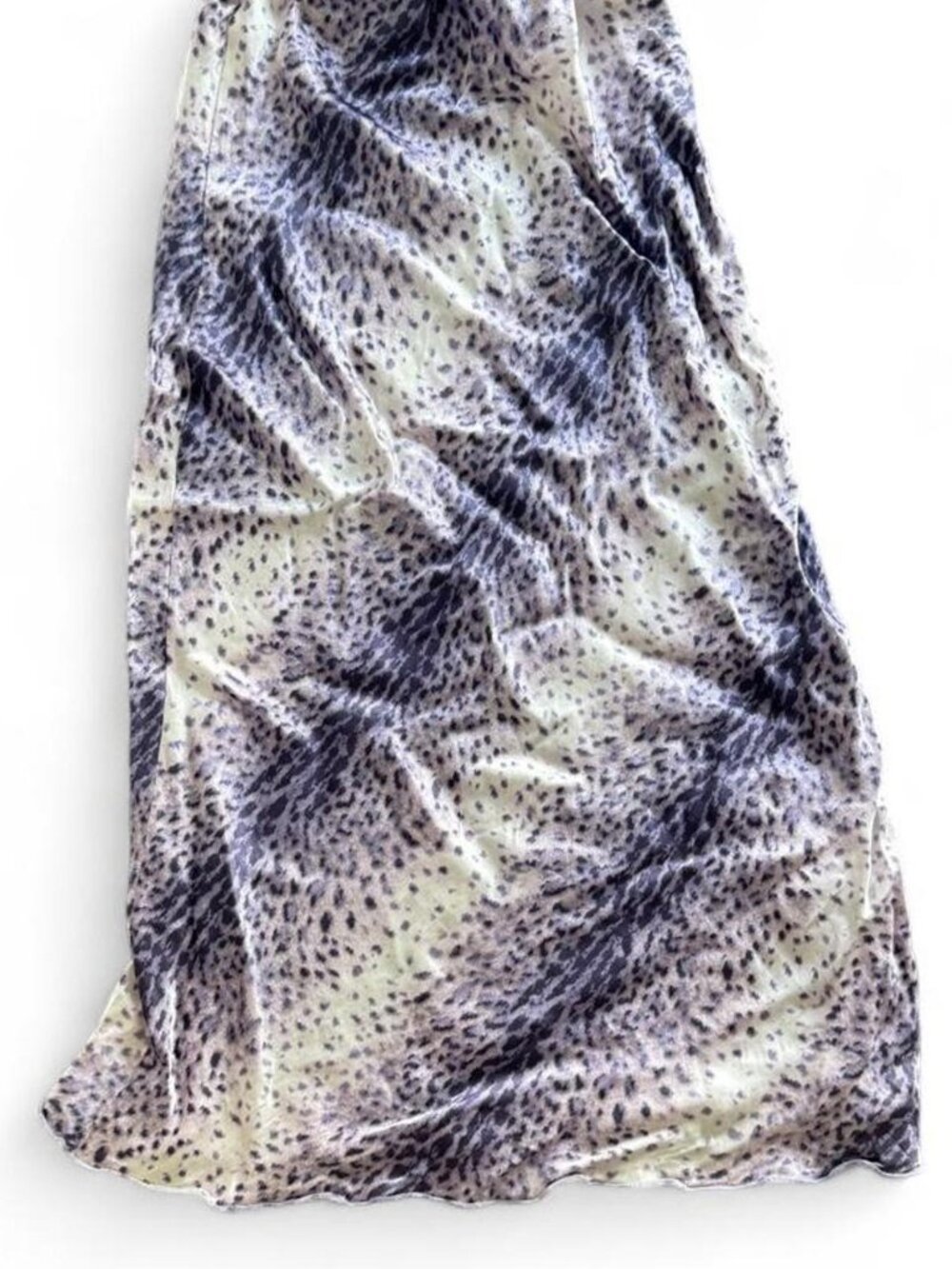 Unbranded Y2k lilac ombré leopard printed midi skirt. In excellent condition